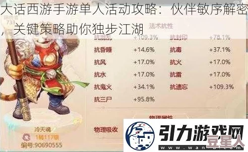 大话西游手游单人活动必胜攻略：详解伙伴敏序最新热门技巧